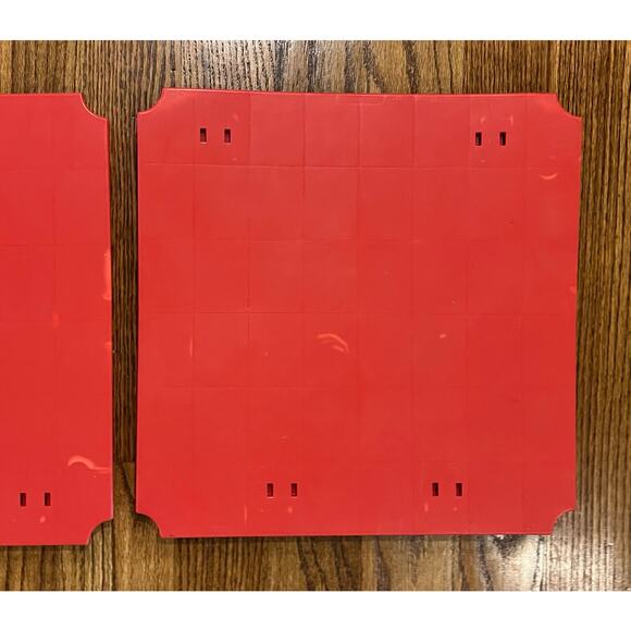 Playskool Pipeworks Red Flat Panel Set of 2 OEM Replacement Pieces Part M-4980 - Picture 3 of 7